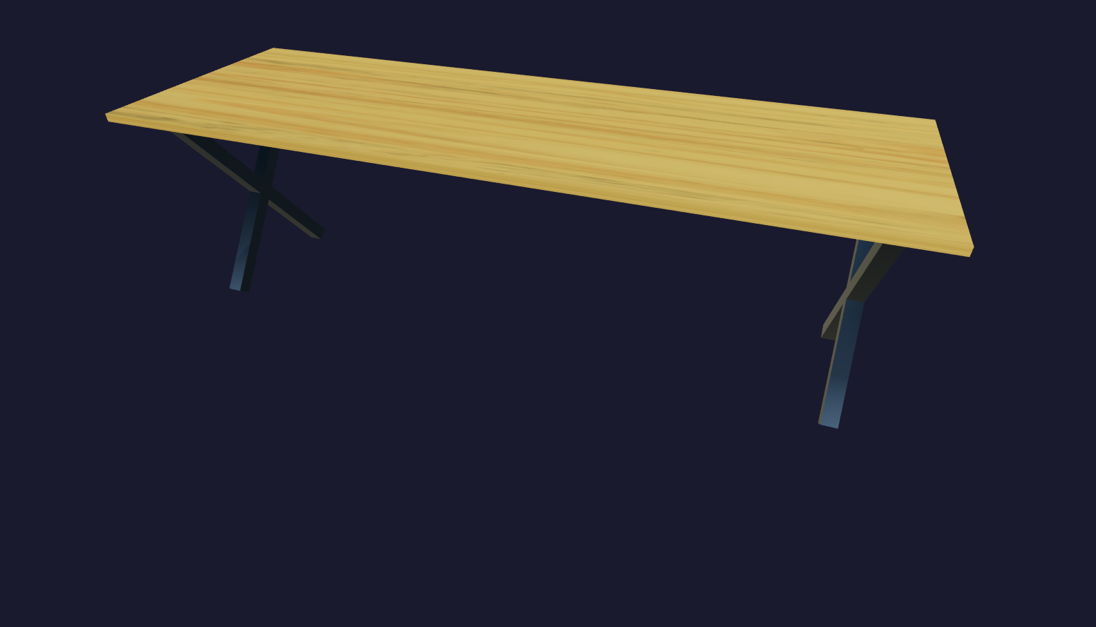 Plano 3D Mesa 2 73x240x80