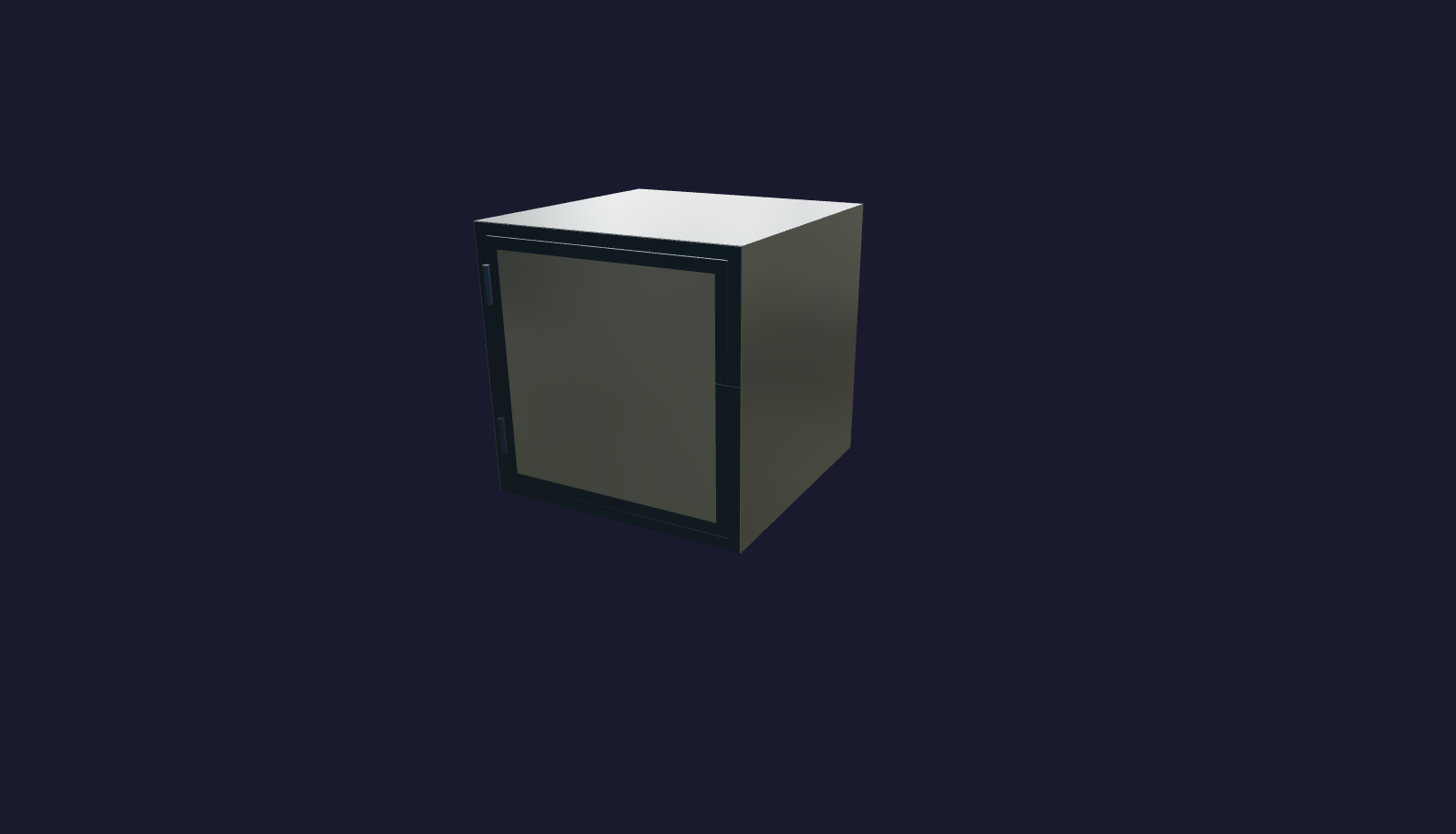 Plano 3D Nicho para bomba en chapa - 60x60x60 - Rodrigo