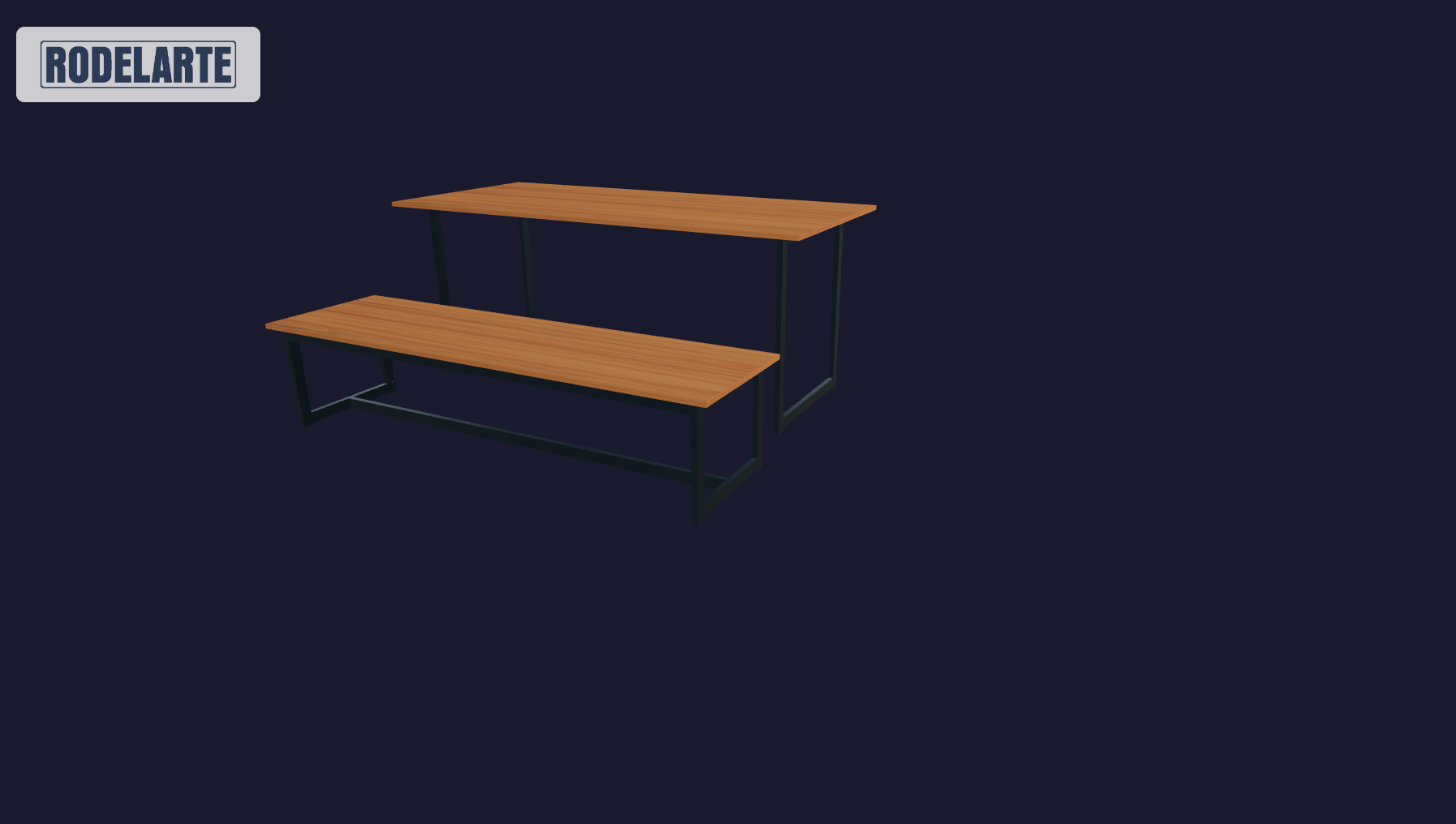 Plano 3D Juego de Patio 180x100x80