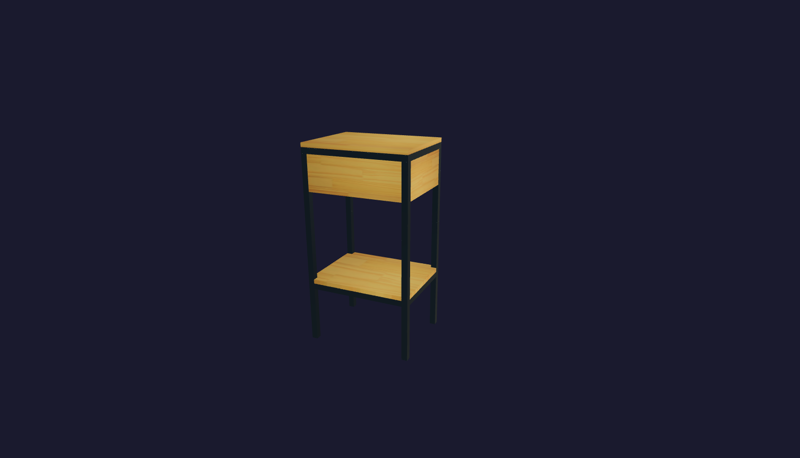Plano 3D Alejandro - Mueble de baño 85x45x35
