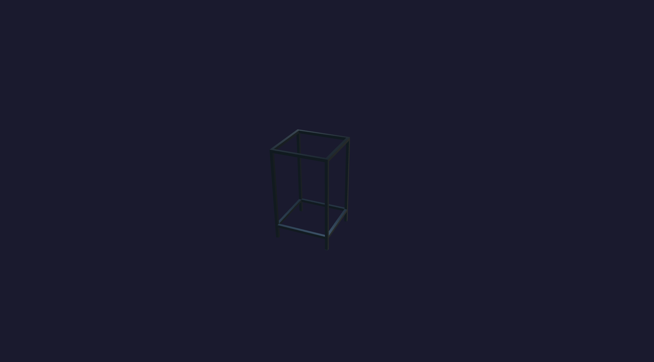 Plano 3D Estructura Para Mueble de Baño