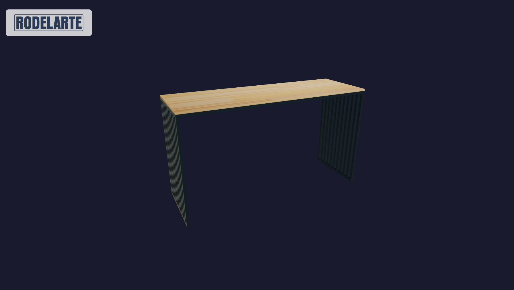 Plano 3D Barra Mesada Paula - 180x100x60