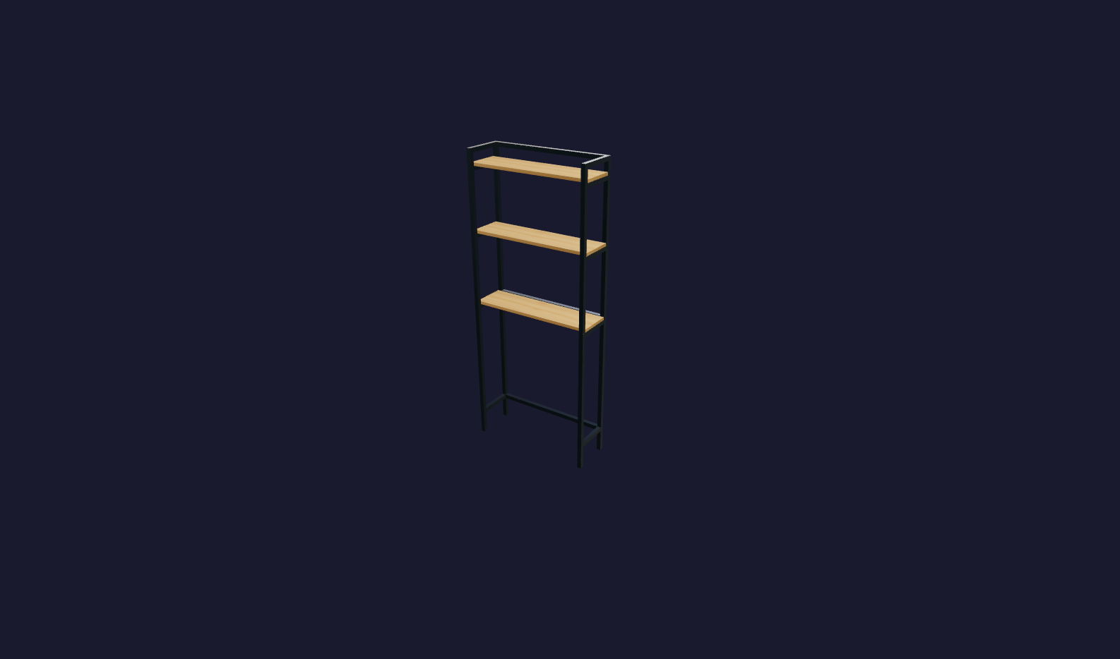 Plano 3D Organizador funcional para lavadero doméstico