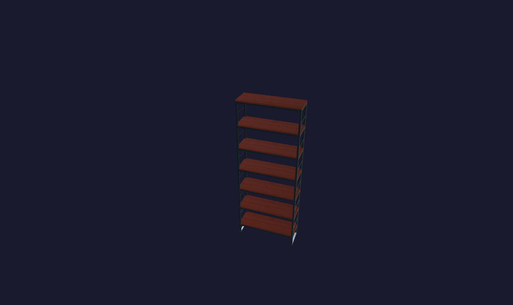 Plano 3D Biblioteca divisora