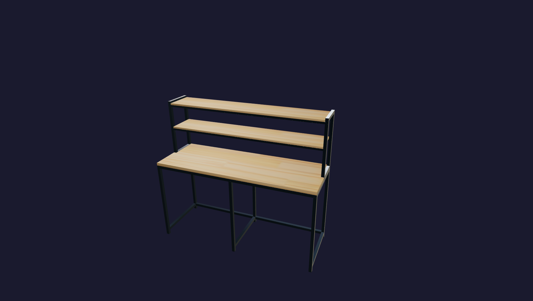 Plano 3D Maria Amigo - Mueble para lavadero 170x150x60