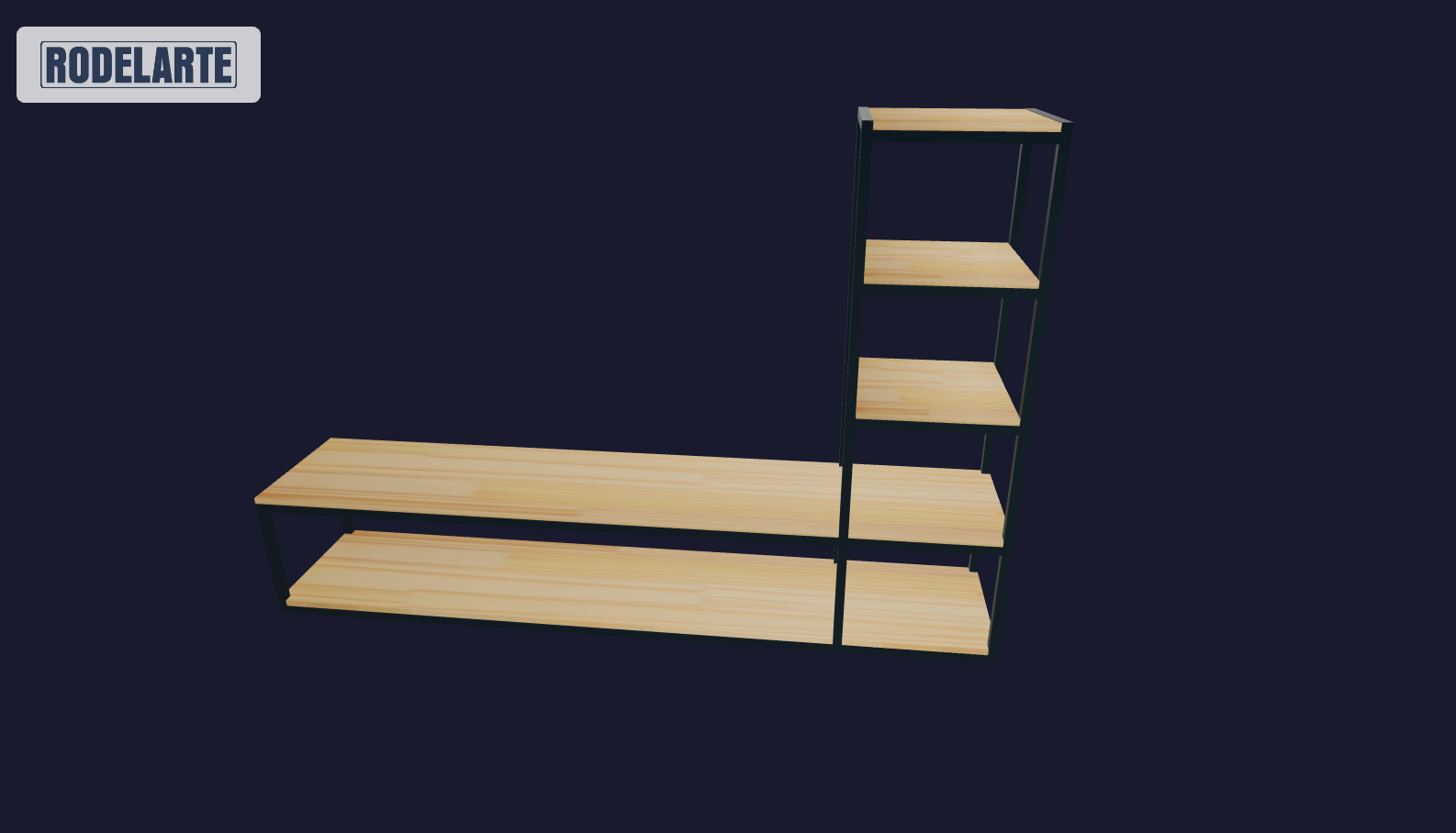 Plano 3D Ana - Rack Aereo