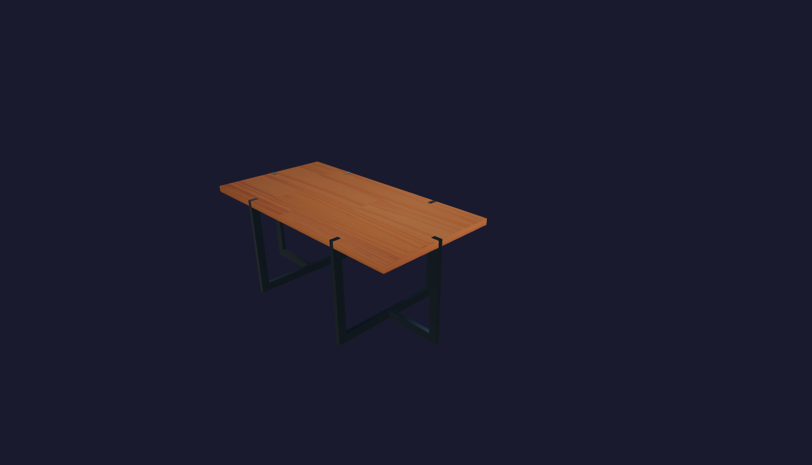 Plano 3D mesa de centro 120cm