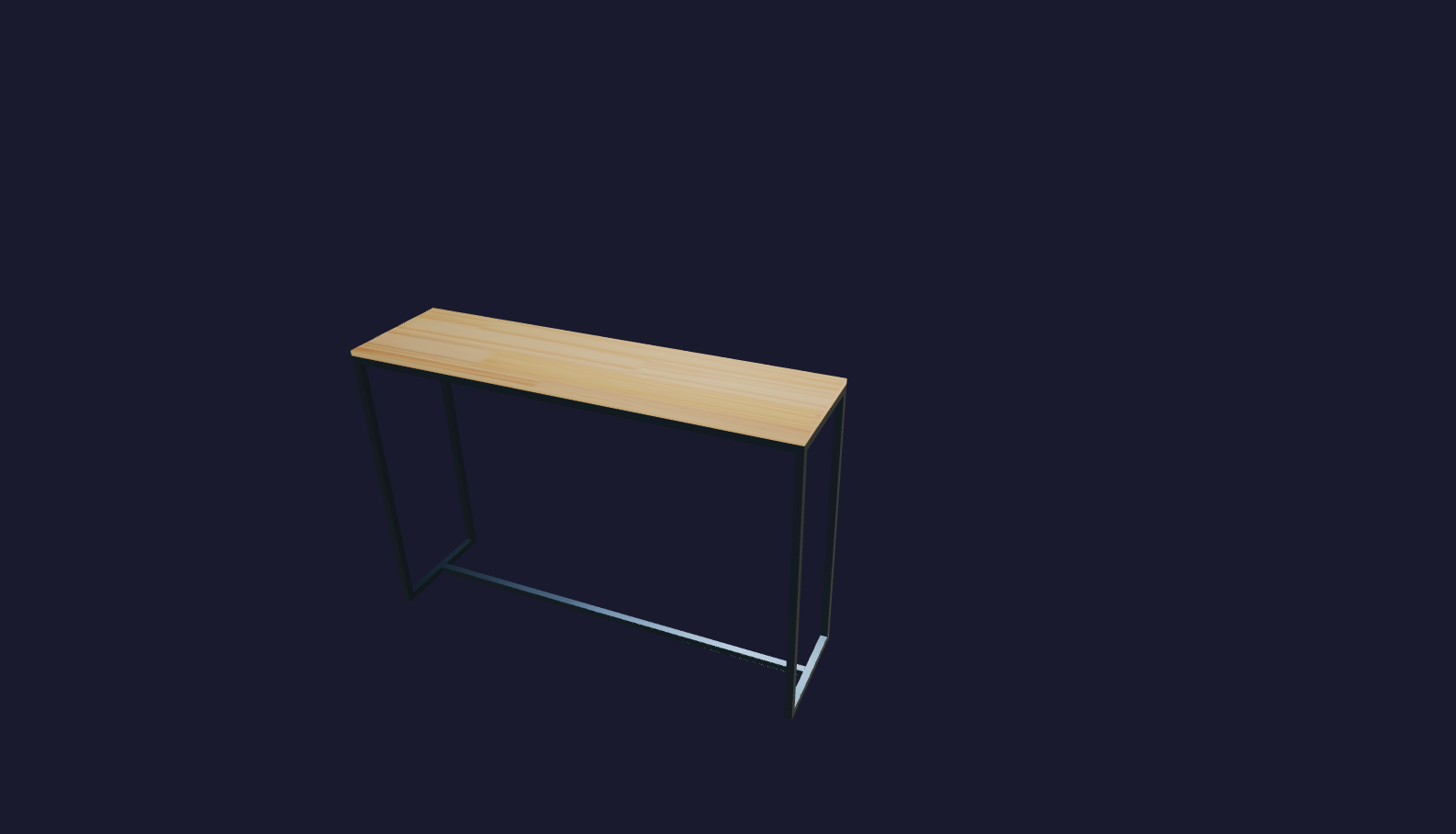 Plano 3D Magdalena - Desayunador para exterior 150x100x40