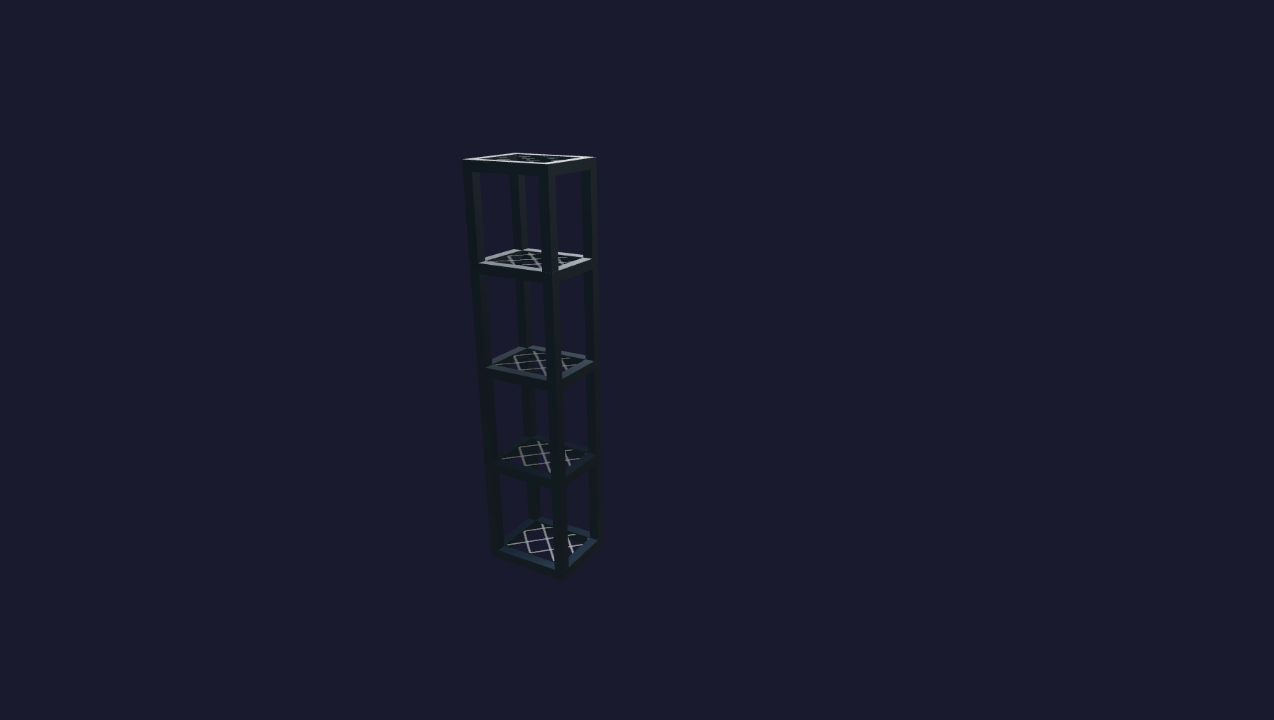 Plano 3D Noe - Repisa 80x18x15