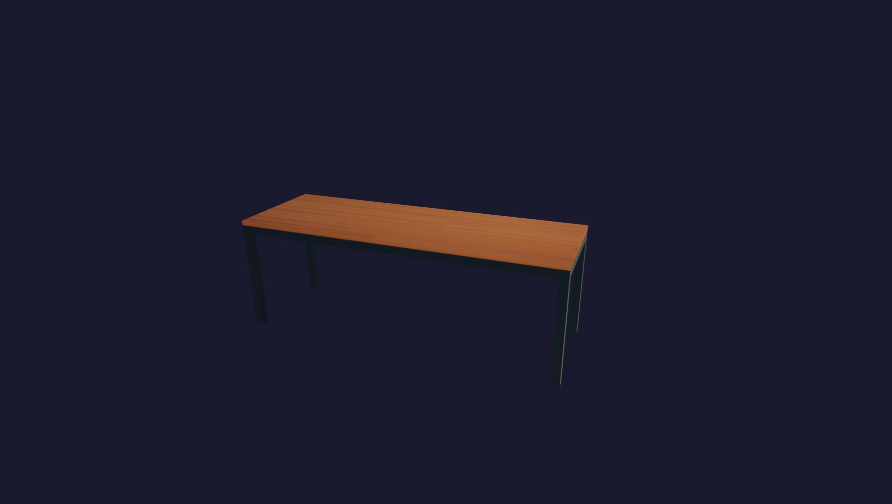 Plano 3D Siilvia - Banco 120x43x40