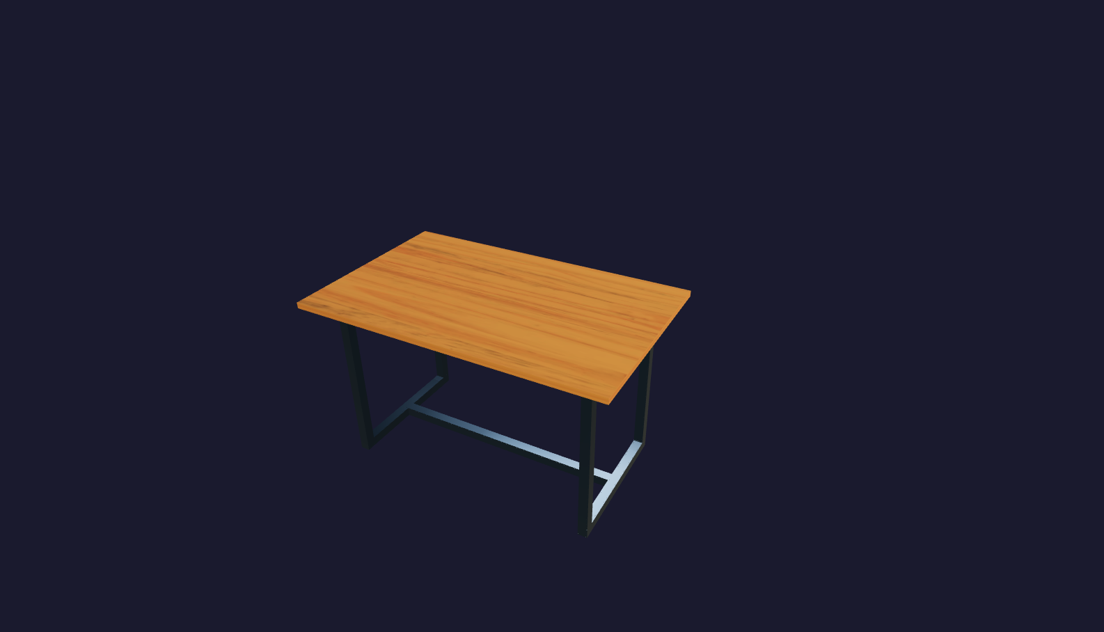 Plano 3D Fernando - Mesa 130x75x80