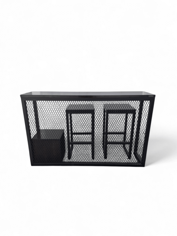 Barra de Cocina con Taburetes y Cubo - Imagen 8