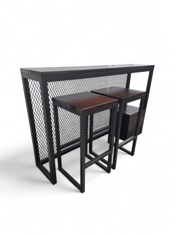 Barra de Cocina con Taburetes y Cubo - Imagen 2