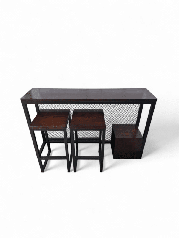 Barra de Cocina con Taburetes y Cubo - Imagen 6