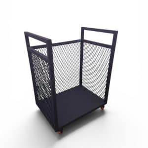 Leñero de interior: soporte para leña