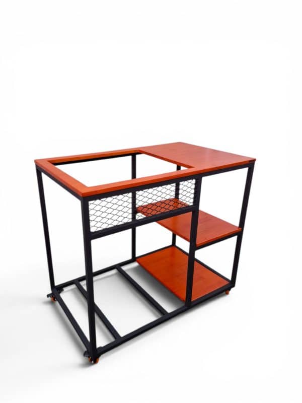 Mueble para Horno de Empotrar con Estantes y Ruedas