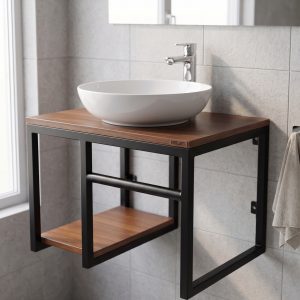 Mueble Suspendido Para Baño (ambientada IA)