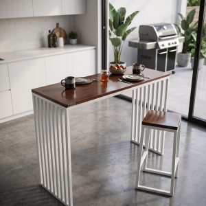 Barra Desayunador Cocina Barbacoa (ambientada IA)