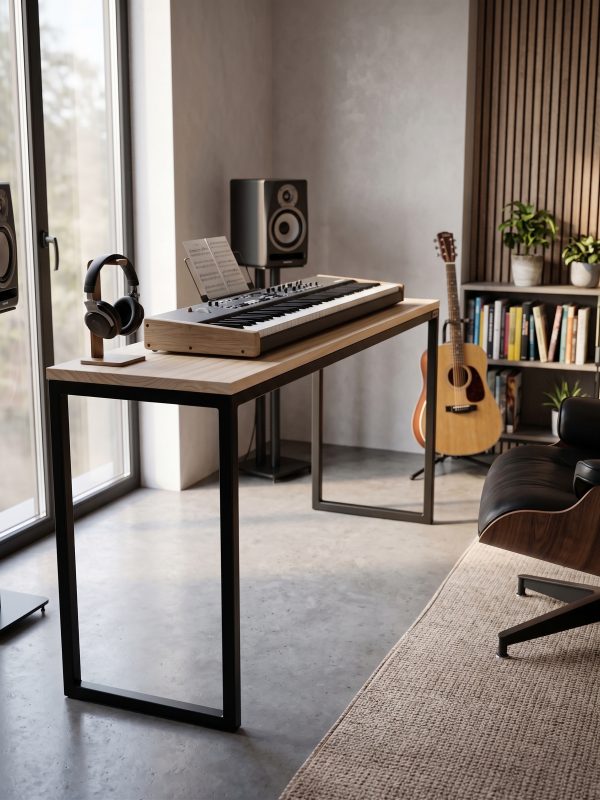 Mesa Soporte Para Teclado / Organo (ambientada IA)