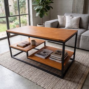 Mesa Ratona Dos Niveles (ambientada IA)