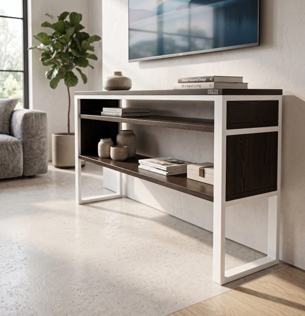 Rack para Living Tv (ambientada IA)