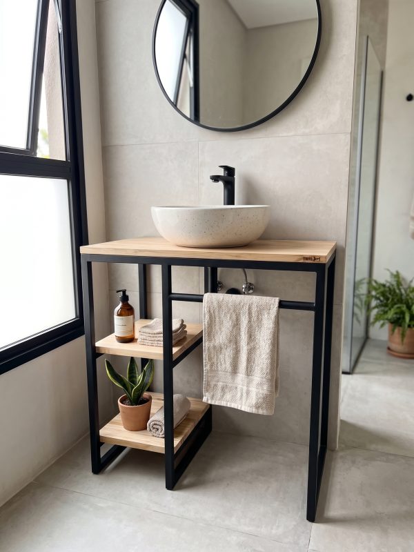 Mueble de Baño a Medida (ambientada IA)