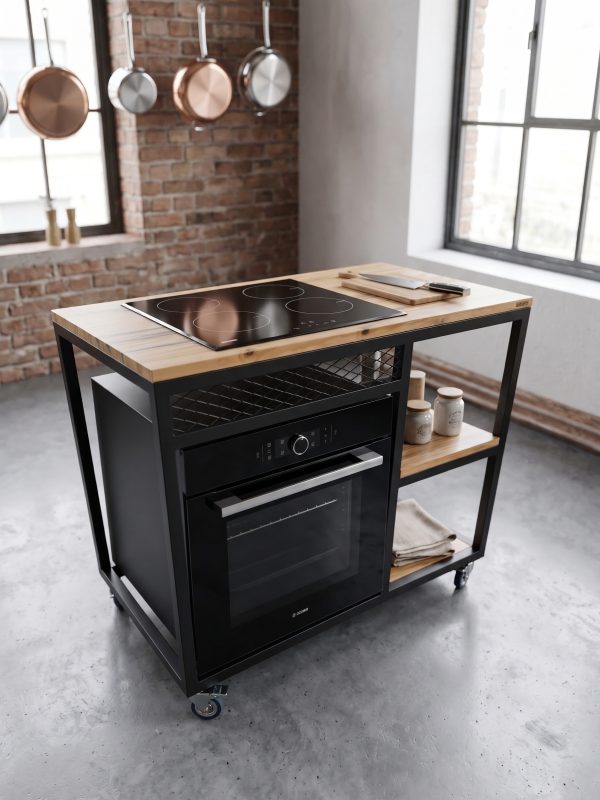Mueble Para Horno De Empotrar (ambientada IA)