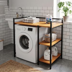 Mueble Para Lavarropas (ambientada IA)