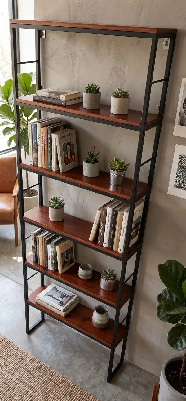 Estanteria Para Libros (ambientada IA)