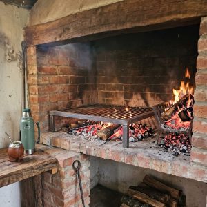 Parrilla de Hierro Para Asado (ambientada IA)