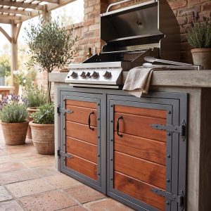 Puertas Bajomesada Cocina Barbacoa a Medida (ambientada IA)