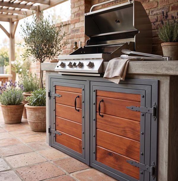 Puertas Bajomesada Cocina Barbacoa a Medida (ambientada IA)