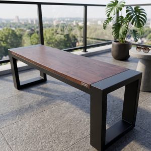 Banco Para Terraza (ambientada IA)