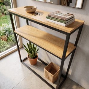 Mesa Recibidor de Arrime (ambientada IA)