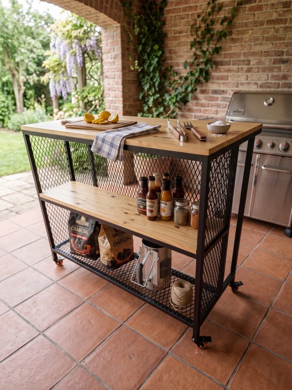 Barra Para Barbacoa (ambientada IA)