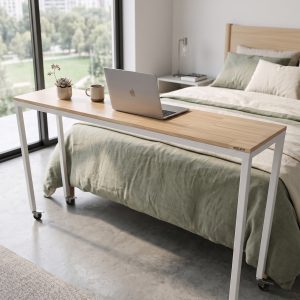 Mesa Móvil Para Cama 2 Plazas (ambientada IA)