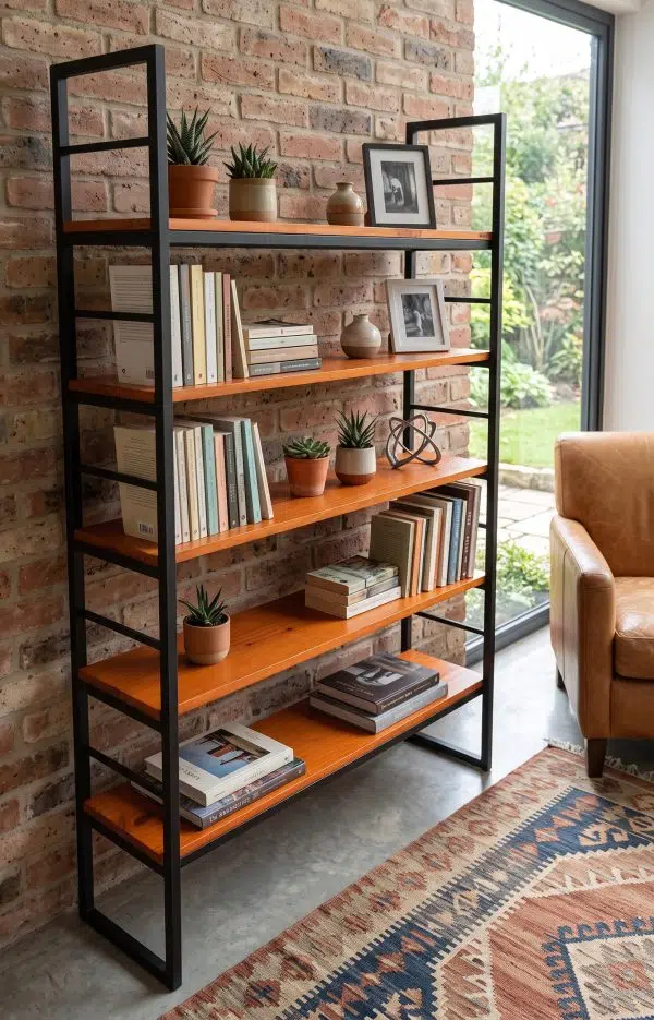 Biblioteca Estantería Libros (ambientada IA)