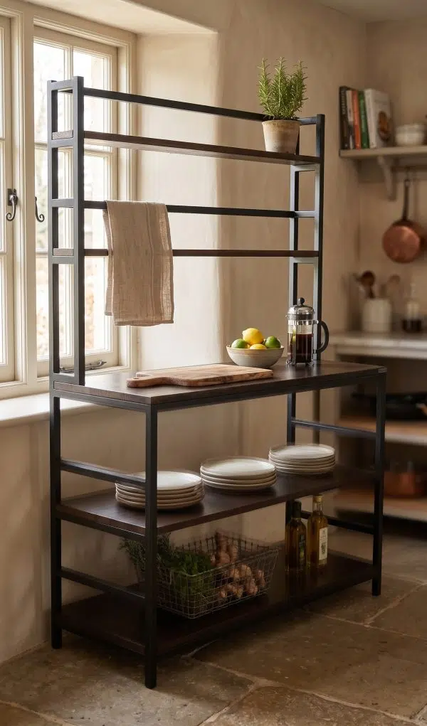 Mesada Auxiliar de Cocina (ambientada IA)