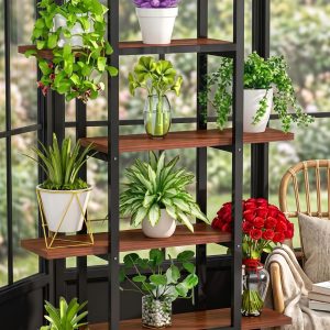 Estanteria Para Plantas Repisa Macetero (ambientada IA)