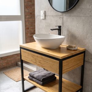 Mesada Mueble Para Baño (ambientada IA)