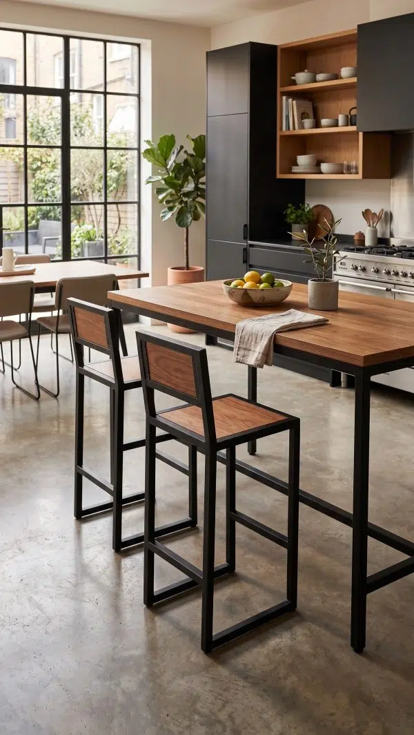 Silla de comedor (ambientada IA)