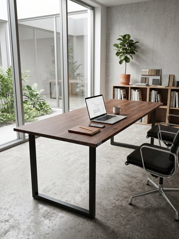 Mesa de trabajo para oficina (ambientada IA)