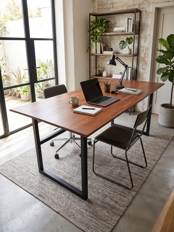 Mesa Escritorio para Estudio (ambientada IA)