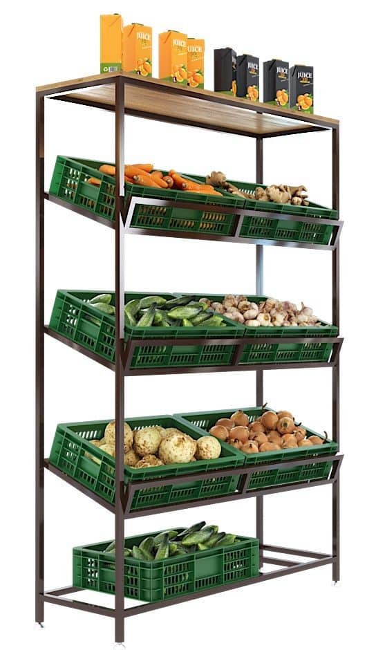 Estantería para Almacén de Frutas y Verduras